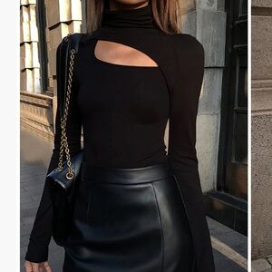 Asymmetric Cut Out Top